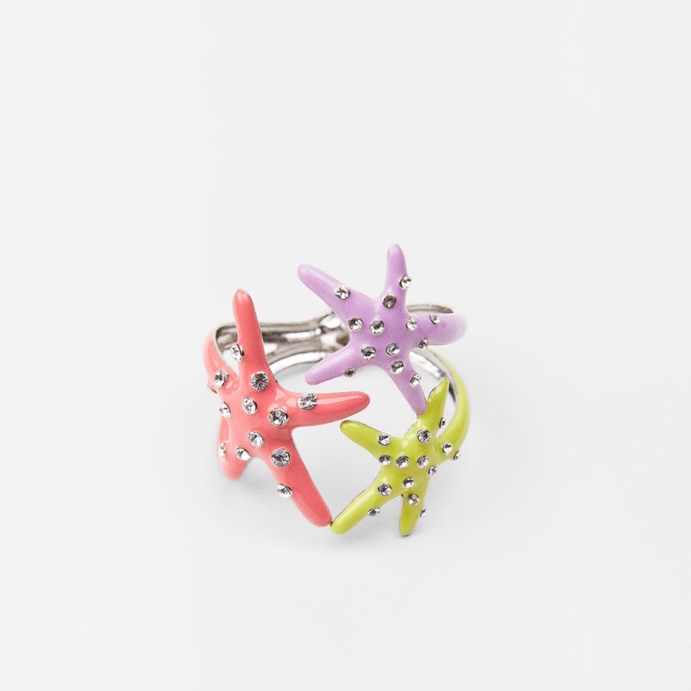 Zara limited edition metallic star bracelet